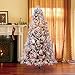 Home Heritage Snowdrift Spruce 7.5 Foot Snow Frosted Artificial Pre-Lit Christmas Tree with White Clear Lights