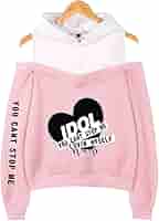 bts love yourself off shoulder hoodie