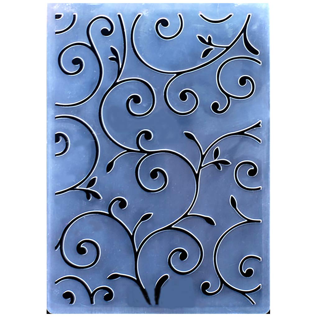 Kwan Crafts Sprout Leaves Plastic Embossing Folders for Card Making Scrapbooking and Other Paper Crafts 9031131