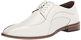 Stacy Adams Men's Turano Bike Toe Oxford, White, 9