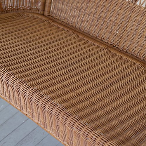 Coral Coast Casco Bay Resin Wicker Porch Swing