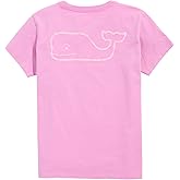 Vineyard Vines Girls Girls' Vintage Whale Two-Toned Short-Sleeve Pocket Tee