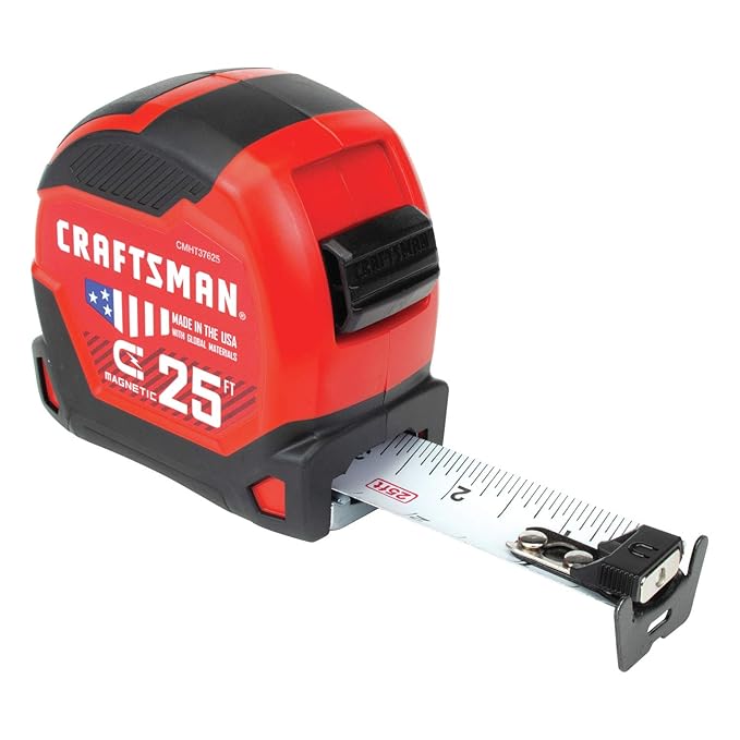CRAFTSMAN Tape Measure 25Foot, (CMHT37625S)