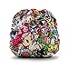 Kanga Care Rumparooz Cloth Diaper Cover Snap, Tokijoy/Sherbet/Multi, One Size