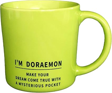 Amazon Co Jp アダチプランニング ドラえもん マグカップ 300ml 50周年 グッズ 年 I M Doraemon ライム ホーム キッチン