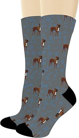 Dog Themed Socks Boxer Socks for Men 