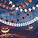 Frienda 5 Set Halloween Paper Garlands Decoration Prop Pumpkin Spider Bat Ghost Skull Shape