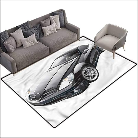 Amazon Com Anti Fatigue Comfort Mat Cars Modern Black Sports Car