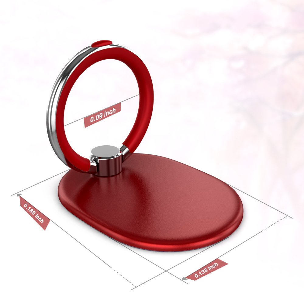 Cellphone Ring Stand Holder Adjustable Ring Bracket Kickstand Phone Hand Grip Smartphones Tablets Mobilephone Contain Magnetic Metal for Car Mount