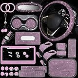 JINGSEN 25PCS Bling Car Parts Set,Bling Car Parts
