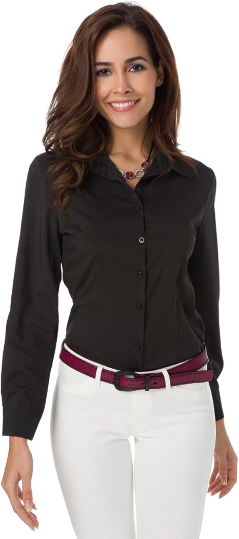 stretch button up shirt