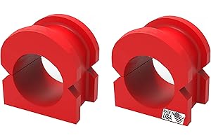 SUSPENSION DUDES PAIR Front Sway Bar CODE RED EXTREME Bushing Kit FITS Escalade, Silverado, Avalanche, Suburban, Tahoe, Sierra, Yukon, 2007-2020 K200222 - Designed And Manufactured In USA, 36 MM Stabilizer Bar