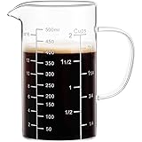 PARACITY 2 Cup Glass Measuring Cup, Liquid