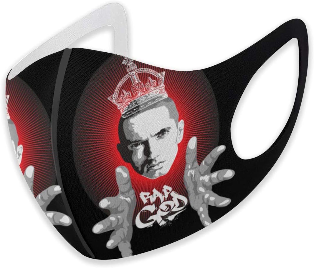 Triciaedcf Adults Reusable Adjustable Anti Dust Fashion Halloween Face Mouth Mask, Music Picnic Halloween Mask for Cycling Camping Travel for Girls