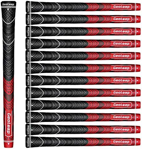 Geoleap ACE-C Golf Grips Set of 13- Cord Rubber, Hybrid Golf Club Grips, Standard/Mdisize, 10 Colors Optional. Geoleap ACE-C Golf Grips Set of 13- Cord Rubber, Hybrid Golf Club Grips, Standard/Mdisize, 10 Colors Optional.