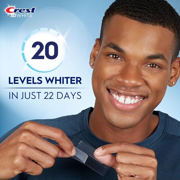 CREST 3D LUXE PROFESSIONAL EFFECTS PLUS CREST 3D WHITE STRIPS TEETH WHITENING KIT, 22 COUNT
