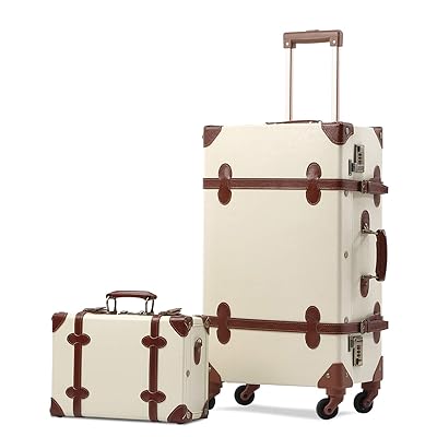 Unitravel Vintage Ivory Suitcase Set with Handbag Kenya Ubuy