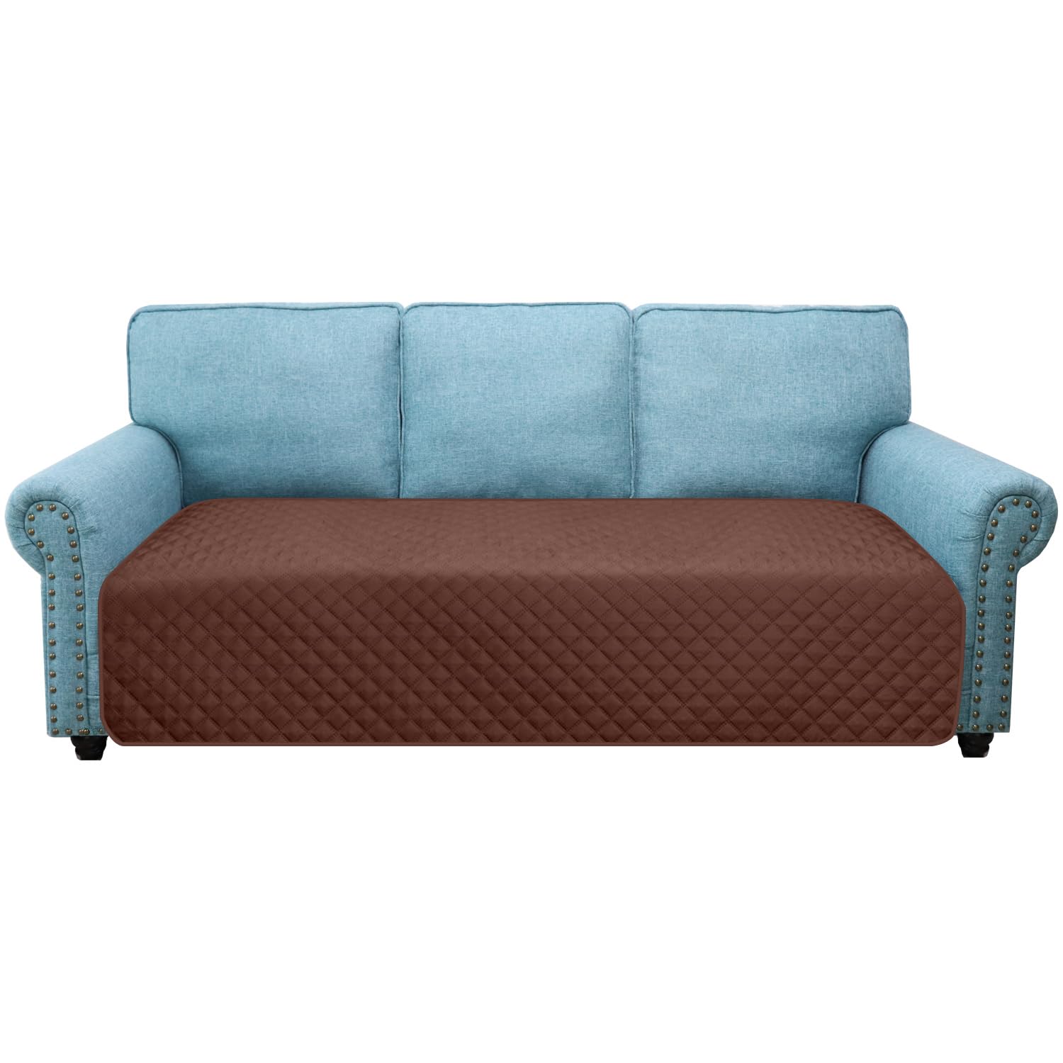 Granbest Water-repellent Sofa Slipcover 3 Seater Non-Slip Sofa Protector for Kids, Pets, Dogs, Cats, Sofa Cushion Cover Four Seasons Universal (3 Seater, Chocolate)