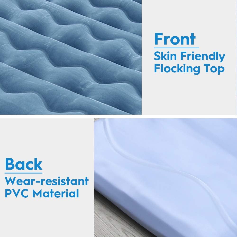 Deeplee Air Bed, Single Airbed Twin Size Air Mattress for Outdoor