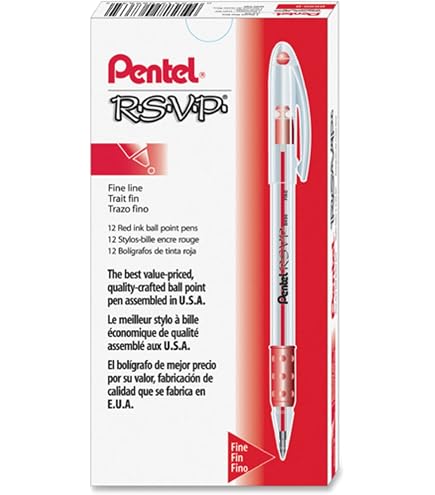 Pentel RSVP Ballpoint Pen - 0.7 mm - Violet