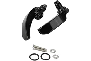 HARVARDS CHROME Black Aluminum Lid Lifter Fits for HD Saddle Bags Latch Levers Compatible with 2014-2023 Street Glide, Road King Special, Road Glide Special, Ultra Limited Hard Bags