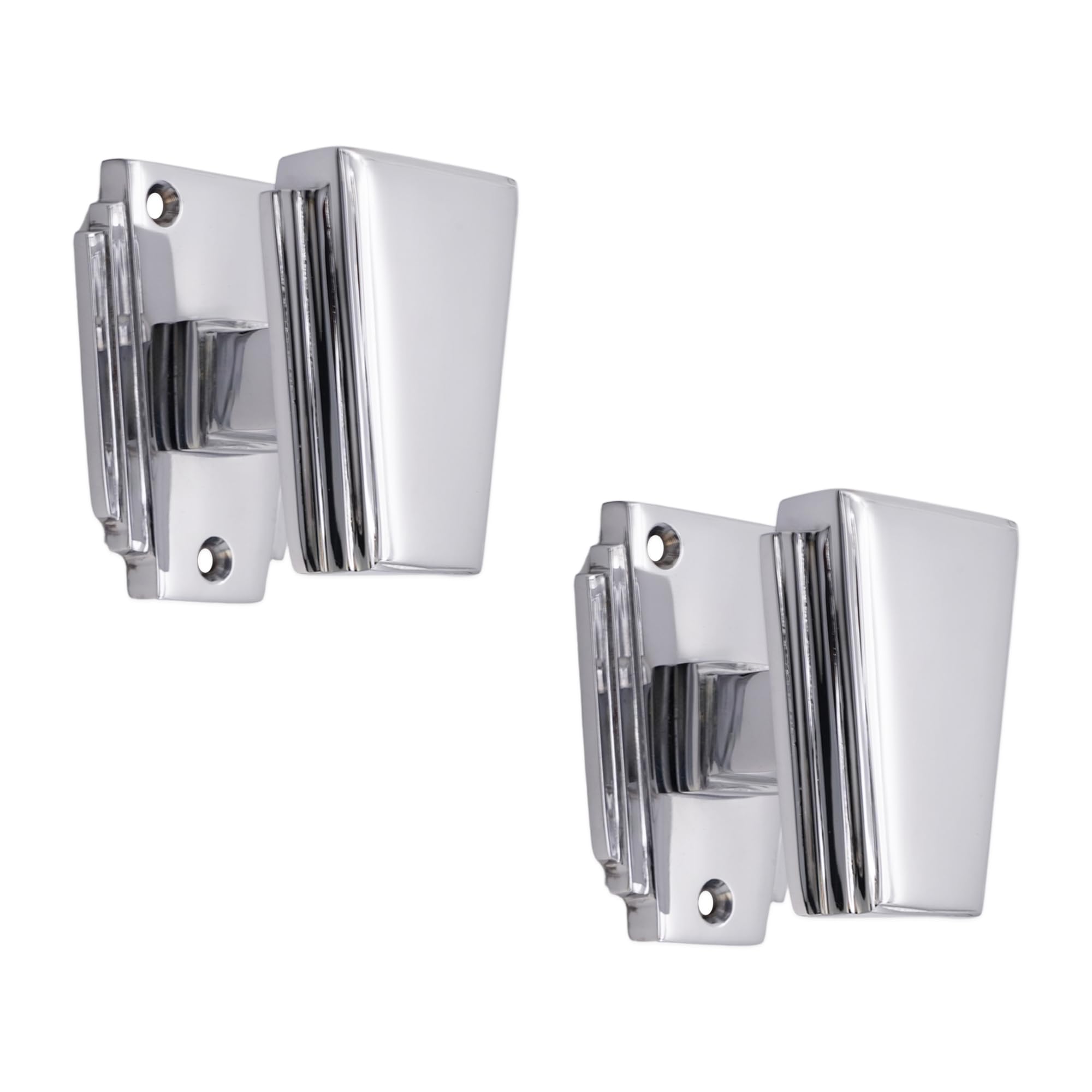 Infinity Decor Antique Vintage Art Deco Victorian Period Door Knobs Mortice Handles Brass & Chrome (Polished Chrome)