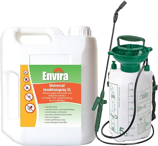 ENVIRA Insektenmittel 5Ltr mit 5Ltr Drucksprüher