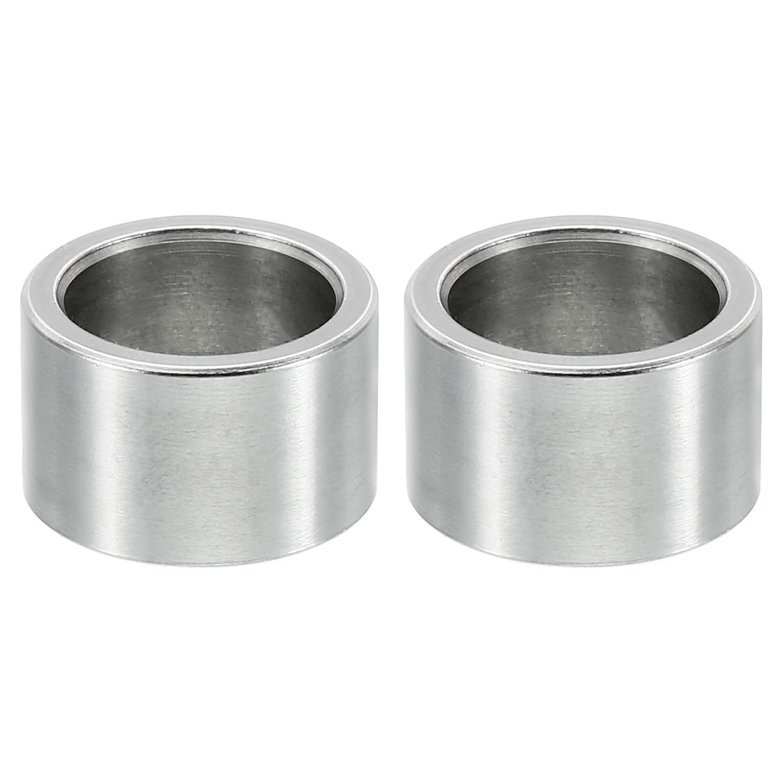 PATIKIL M12 Stainless Steel Spacers, 2 Pcs Metal Spacer Stainless Steel 12.2mm ID x 16mm OD x 10mm L Spacers Screw Standoff for 1/2" or M12 Screw