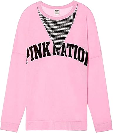 pink victoria secret sweatshirt amazon