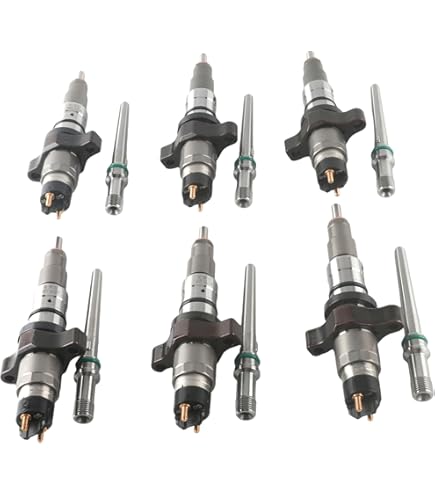 thumbnail image 2 of ECCPP 6-Pack Diesel Fuel Injectors For Dodge Ram 2500/3500 5.9L 2003-2004 – 0445120255 2 of 5