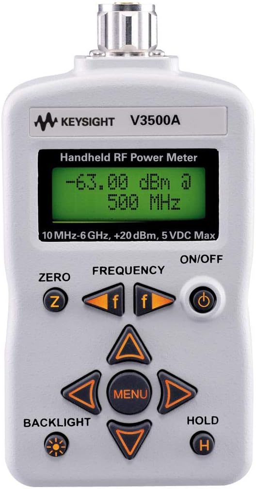 V3500A - RF Power Meter, Handheld, Compact,10MHz to 6GHz, -63dBm to +20dBm, 5 V DC (V3500A)