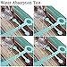 Bathroom Rug, Uphome Vintage Retro Nautical Anchor Flannel Microfiber Foam Bath Mat - Turquoise and Brown Non-slip Soft Absorbent Bathroom Mat Kitchen Floor Carpet (16