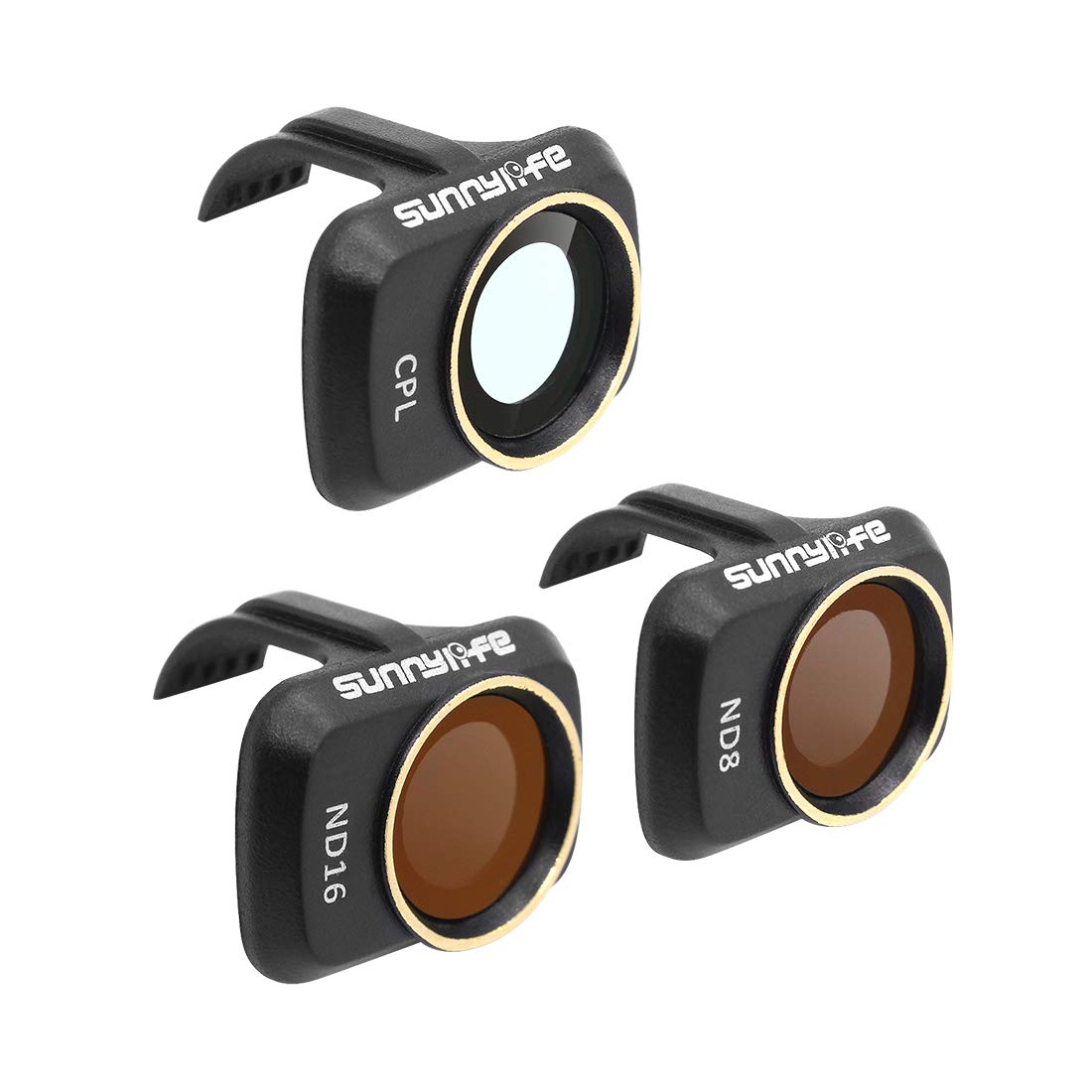 Hensych Camera Lens Filter for Mavic Mini/Mavic Mini 2/Mini SE Drone,MCUV CPL ND NDPL Filter High Transmittance Integrated Modeling Frame(CPL+ND8+ND16)