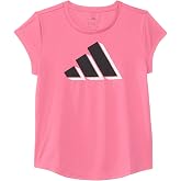 adidas Kids Cap Sleeve Poly Tee (Big Kid)