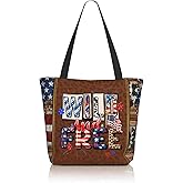 TREKTOTS Tote Bag for Women with Zipper, Everyday Carry, Large Capacity Reusable Shopping Bag for Groceries & Travel