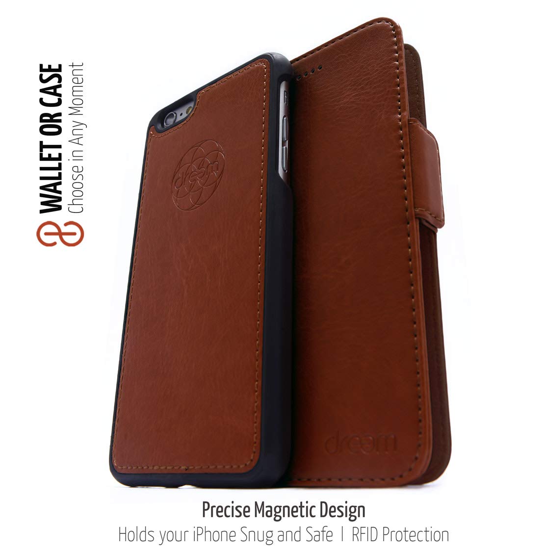 dreem Fibonacci 2 en 1 Funda iPhone 6/6s Cuero Vegano Tipo ...