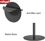 niffgaff Freestanding Toilet Roll Holder Stand, Stainless Steel, Black Finish view 6