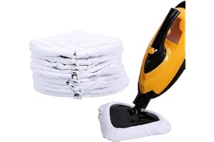 Cozylkx 2pcs Washable Triangular Steamer Microfiber Mop Pad Cover Replacement Floor Bonnets for H20 S302 X5