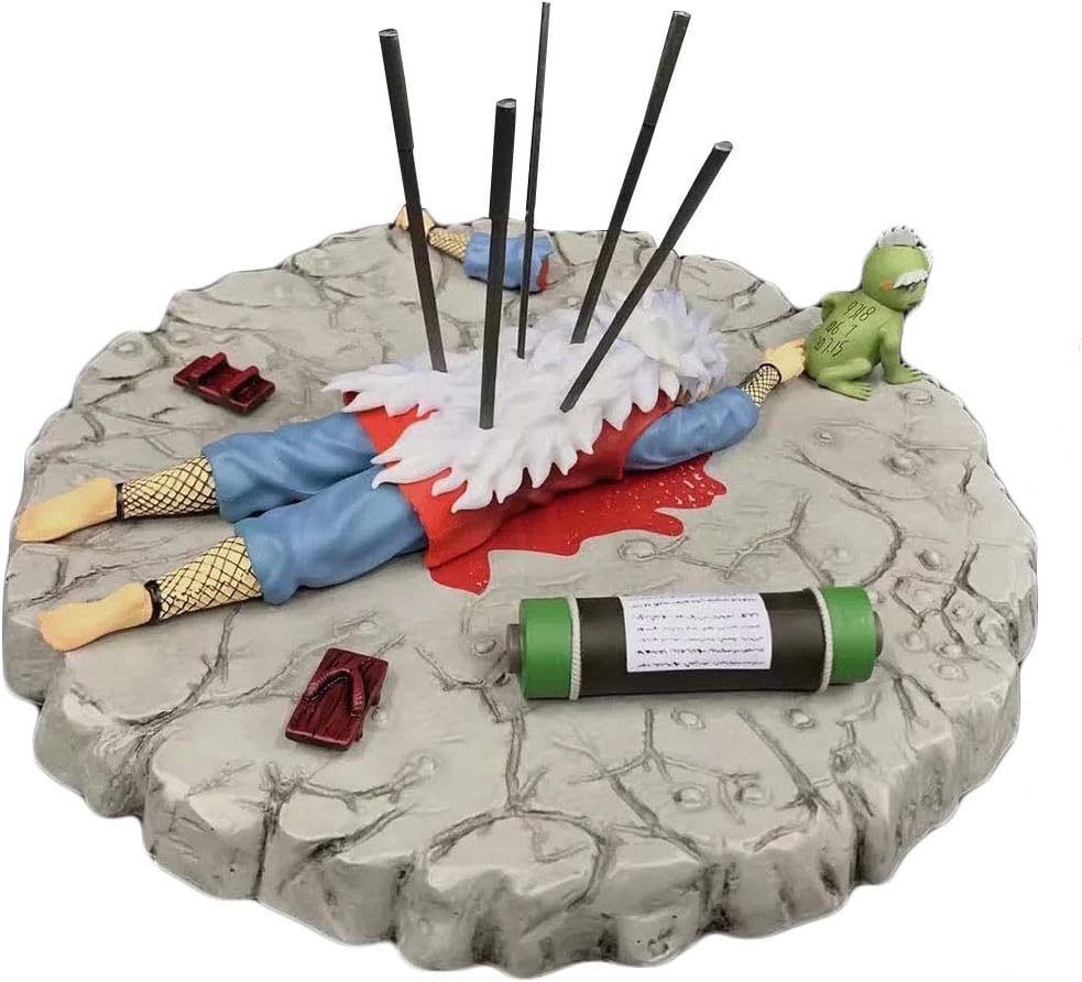 ALTcompluser Anime Naruto PVC Figure Jiraiya Death Ver. Statue Action Figure Collectible Toy Room Decoration