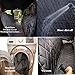 Plush Paws Custom Dog Seat Cover Center Console Access, Removable Hammock - Black, Waterproof & Nonslip Silicone Backing for Cars, Trucks & Suv's