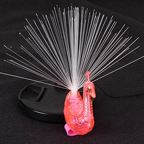 Efanr 12Pcs Creative Peacock Style LED Finger Ring Lights Beams Light up Glowing Kids Toys Gifts Concert Props Wedding Celebration Festival Party Decor - Thumbnail 4