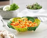 Joseph Joseph Bloom Folding Steamer Basket Green 4 Self-Adjusting view 5