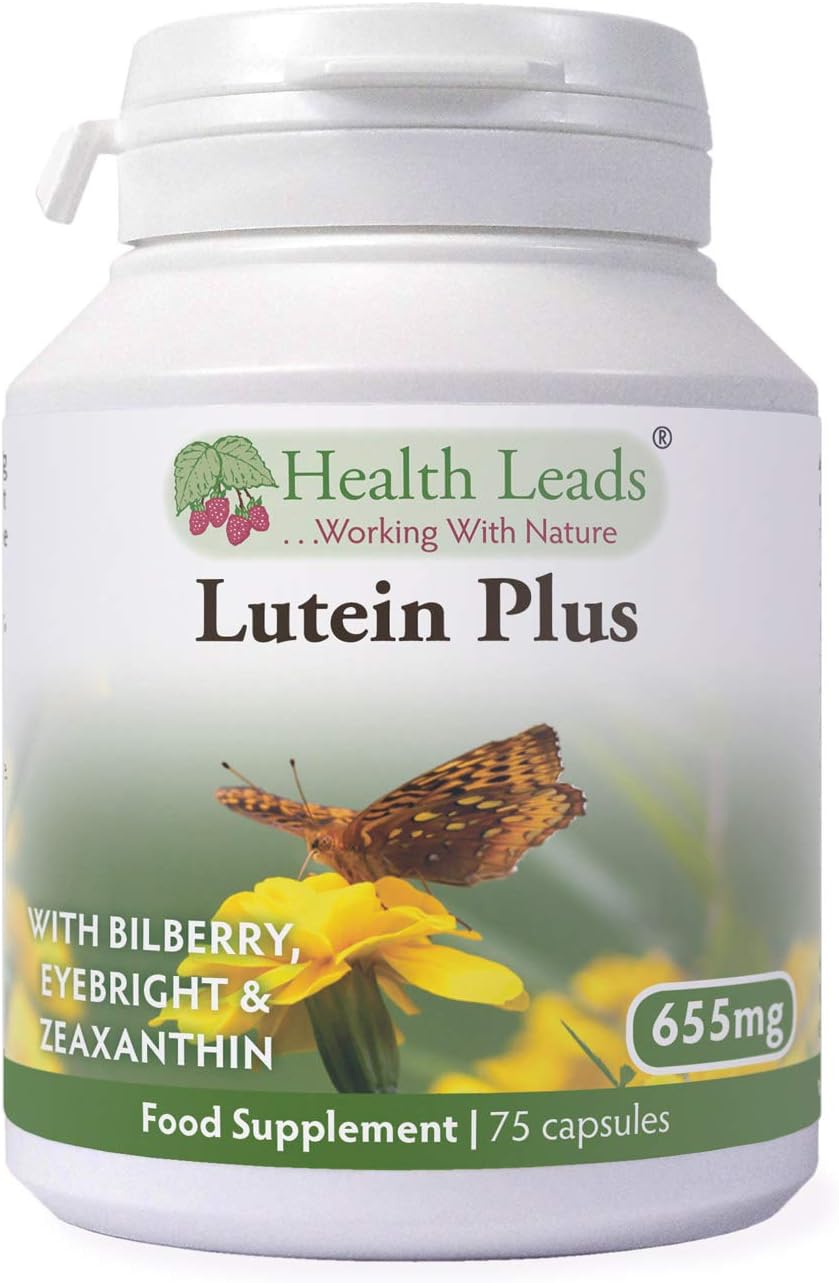 Lutein Plus (Lutein/Eyebright/Bilberry/Zeaxanthin) 655mg x 75 Capsules