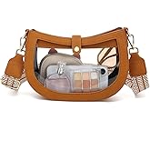 Clear Purses for Women Stadium Crossbody Clear Bag for Stadium Events, See Through Bags for Concerts, Travel