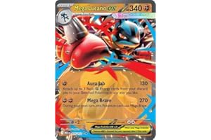 POKÉMON Pokemon - Mega Lucario ex - 077/132 - ME01: Mega Evolution (MEG) - Double Rare - Single Card