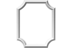 Ekena Millwork PNL16X20AS-02 16"W x 20"H x 1/2"P Ashford Molded Scalloped Wainscot Wall Panel