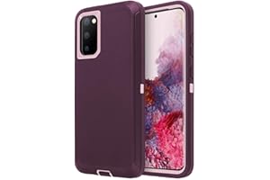 CellPhoneTheory Defender Case for Samsung Galaxy S20 FE 5G: Heavy Duty, Shockproof, Dust Proof, Purple