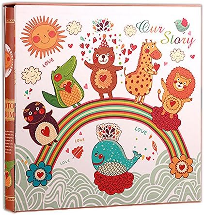 PISSCO Christmas Gift Large capacity photo album book, baby first year memory book, holds 4”x6” 640 images