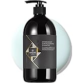 HADAT Root Strengthening Shampoo Hair Growth - Premium Rosemary Clarifying Shampoo for Oily Scalp - Moisturizing Volumizing - Sulfate Low, p-H Balanced, for Women & Men (27.05 Fl Oz)