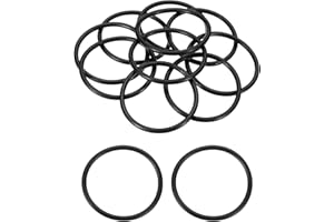 uxcell 10Pcs AS-228 O-Rings, Nitrile Rubber O-Rings 2-1/4" ID, 2-1/2" OD, 1/8" Width Round Sealing Gasket for Hydraulic Pneumatic Systems Sealing Repair (90 Durometer, Black)